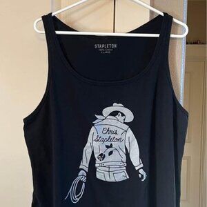 Black XL Adult Chris Stapleton Tank Top‎